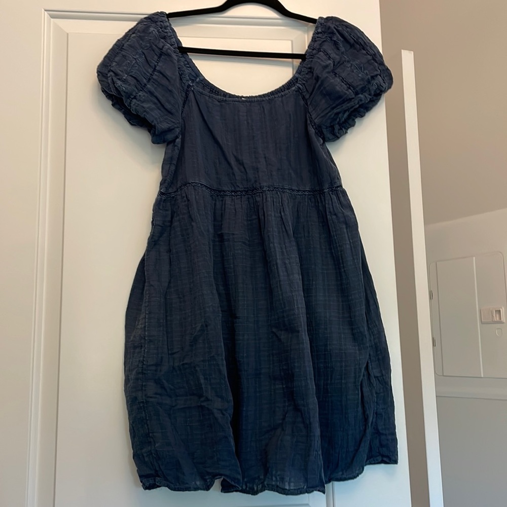 AEO puff-sleeve babydoll mini dress